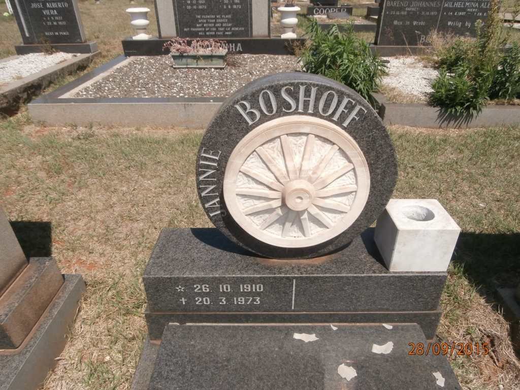 BOSHOFF Jannie 1910-1973