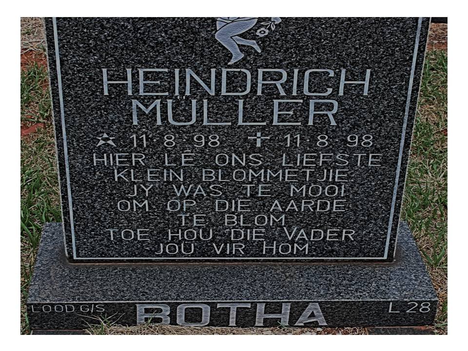 BOTHA Heindrich Müller 1998-1998