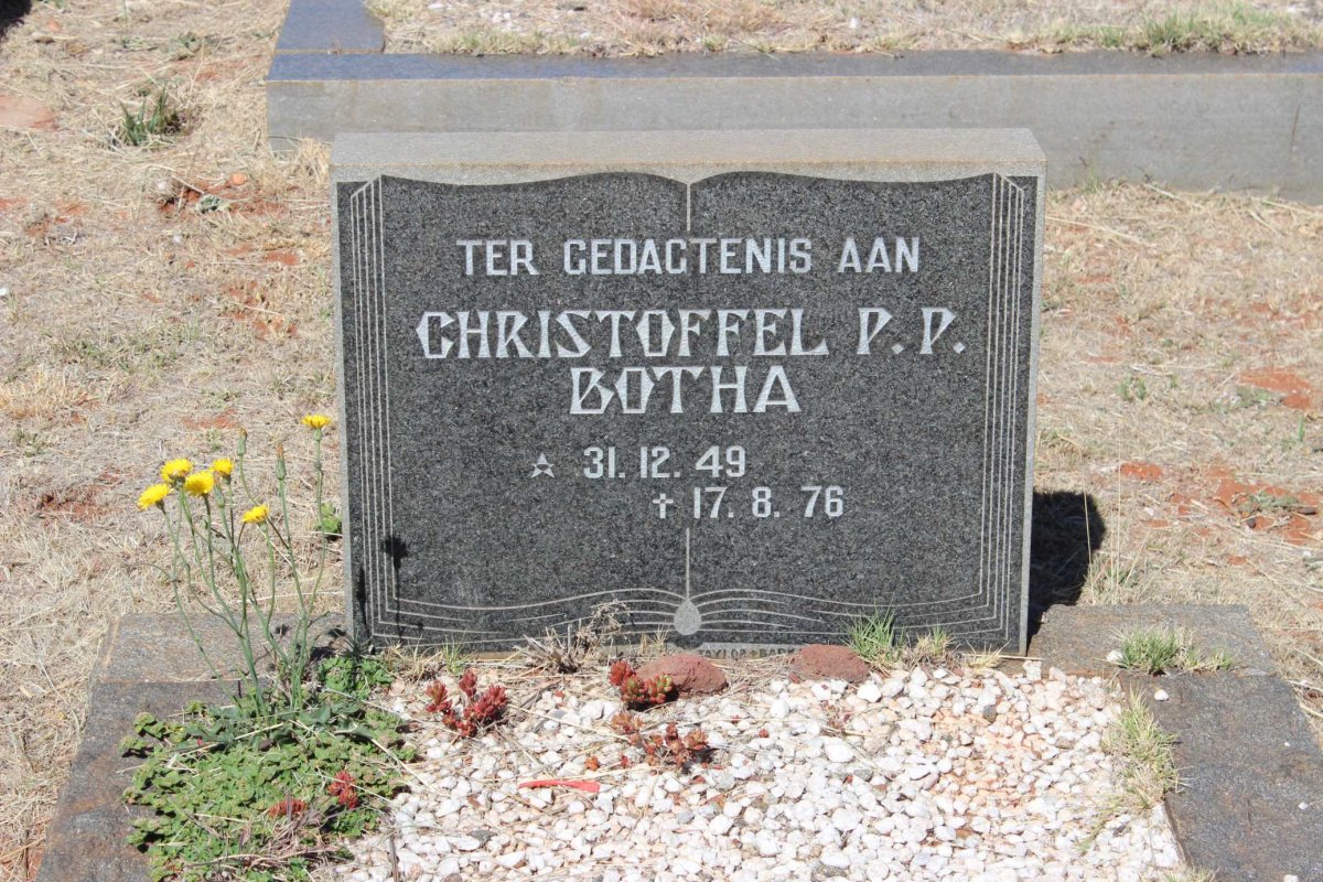 BOTHA Christoffel P.P. 1949-1976