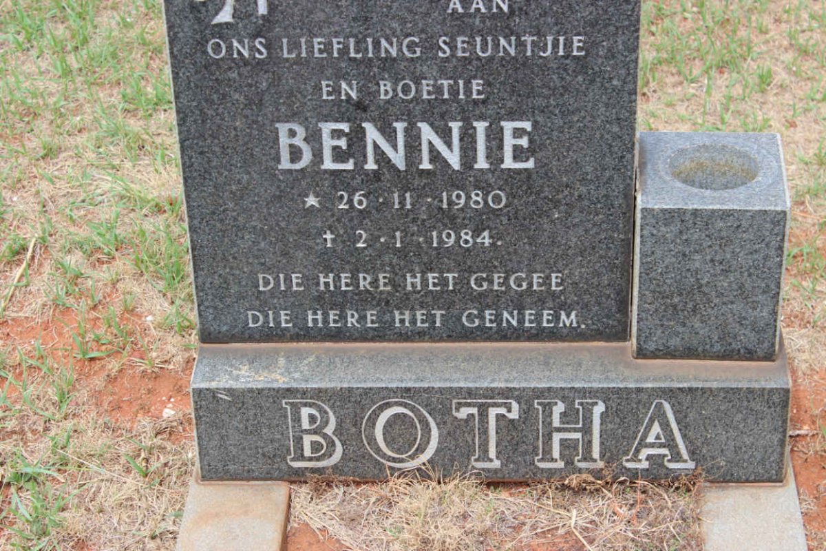 BOTHA Bennie 1980-1984
