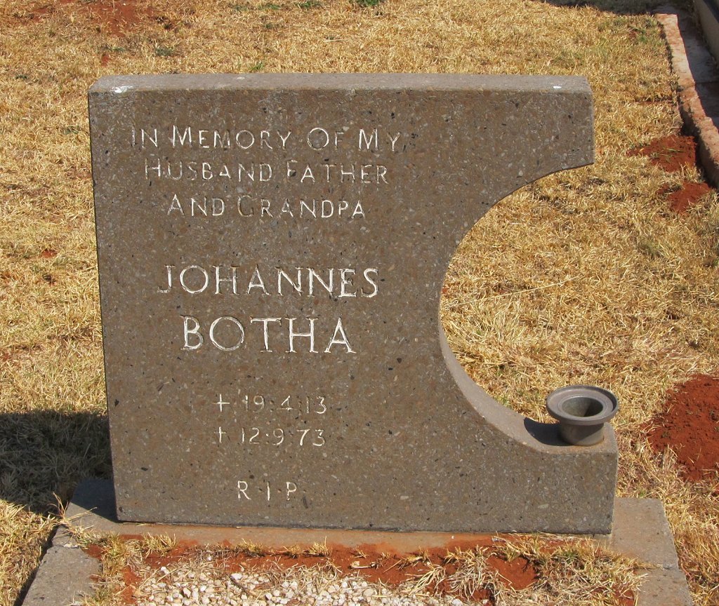 BOTHA Johannes 1913-1973