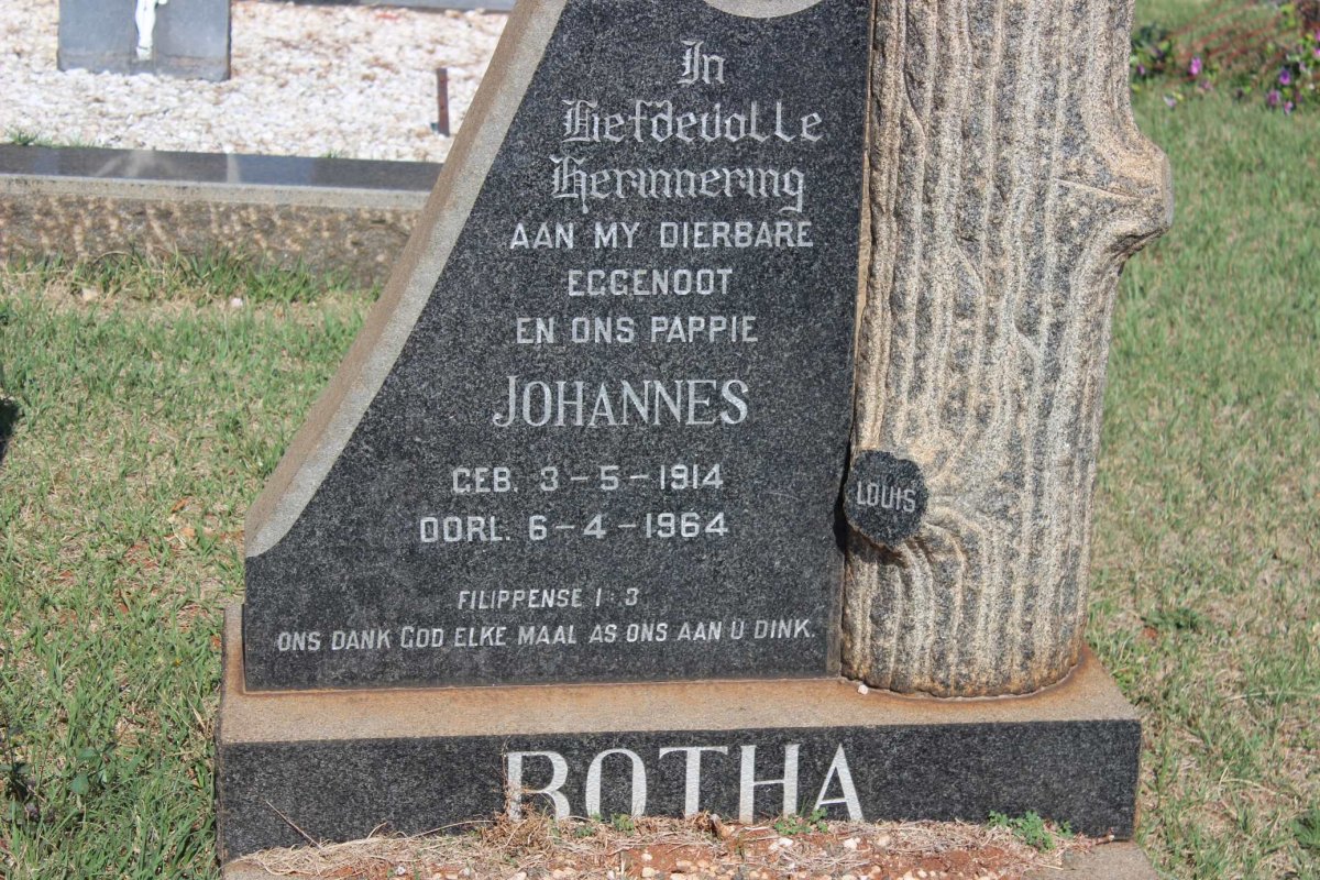 BOTHA Johannes 1914-1964