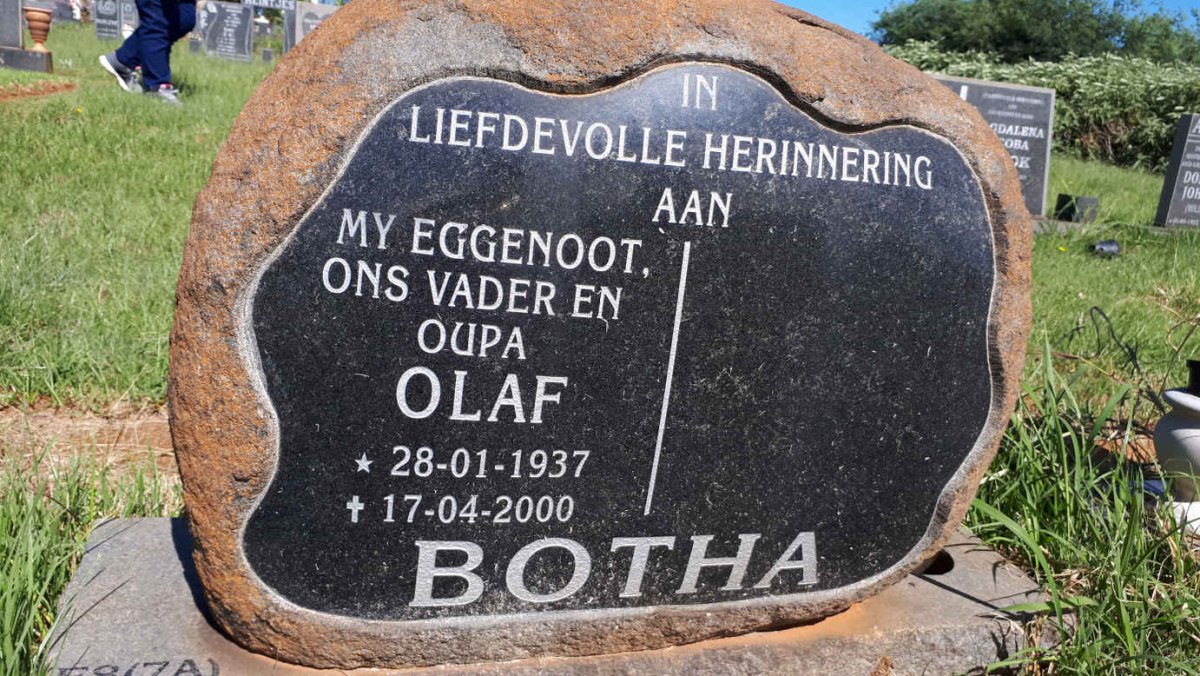 BOTHA Olaf 1937-2000
