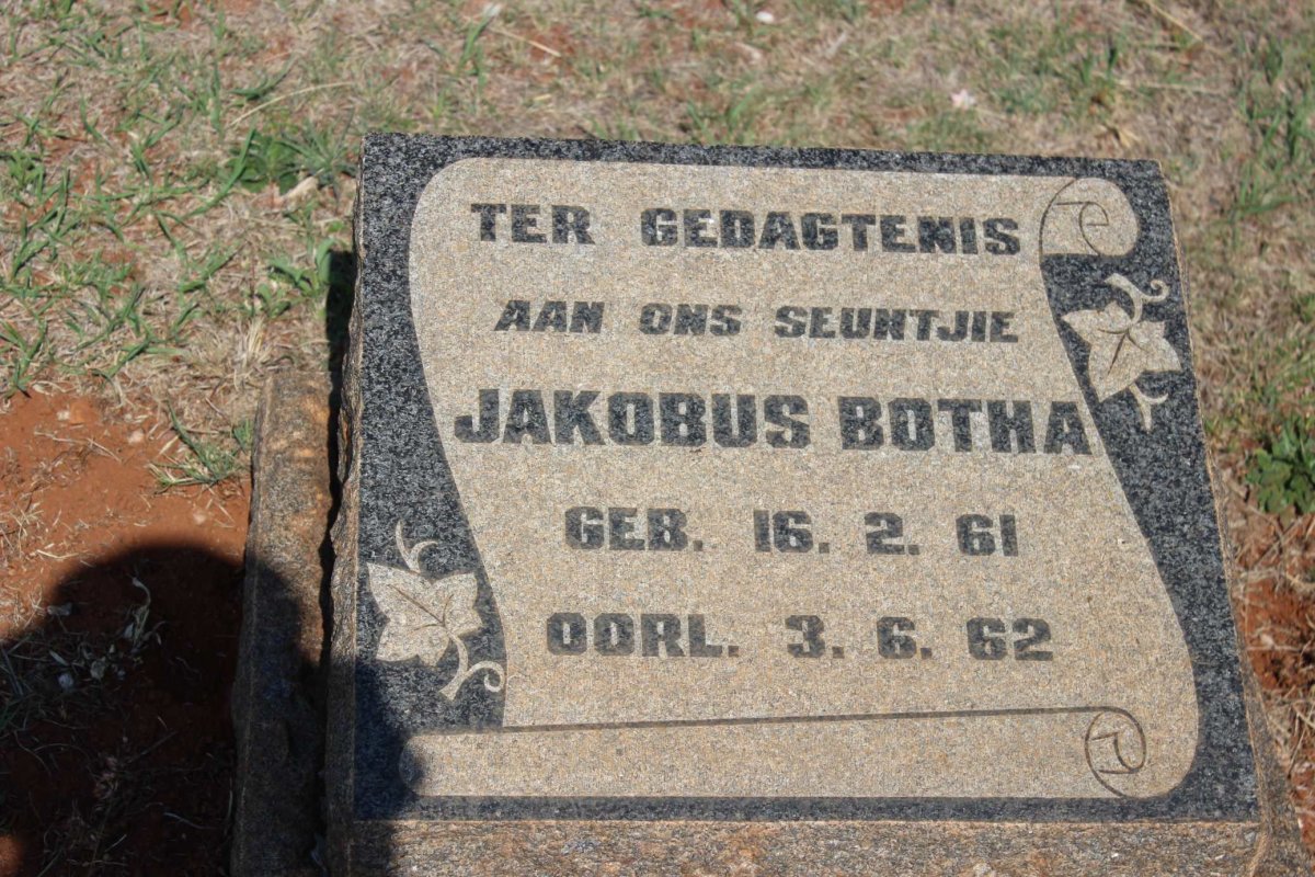 BOTHA Jakobus 1961-1962