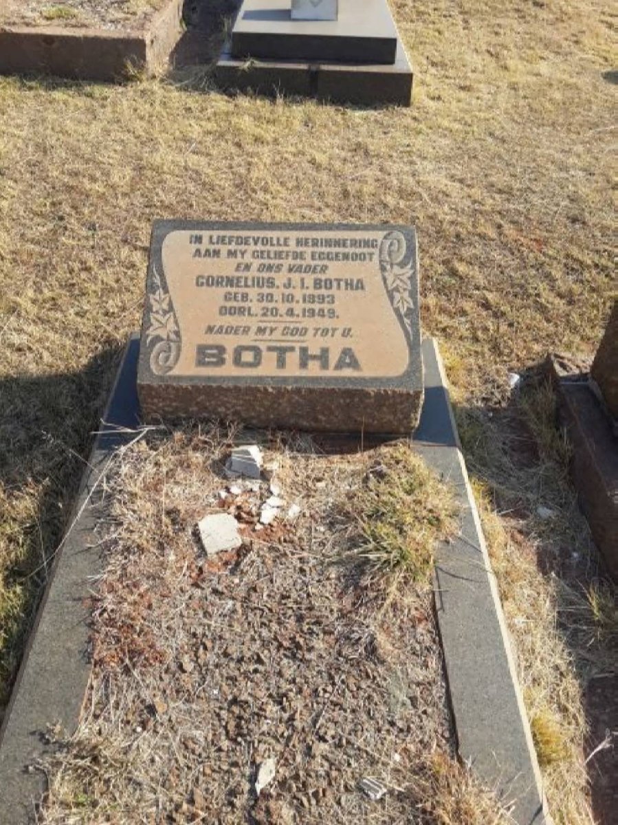 BOTHA Cornelius J.I. 1893-1949