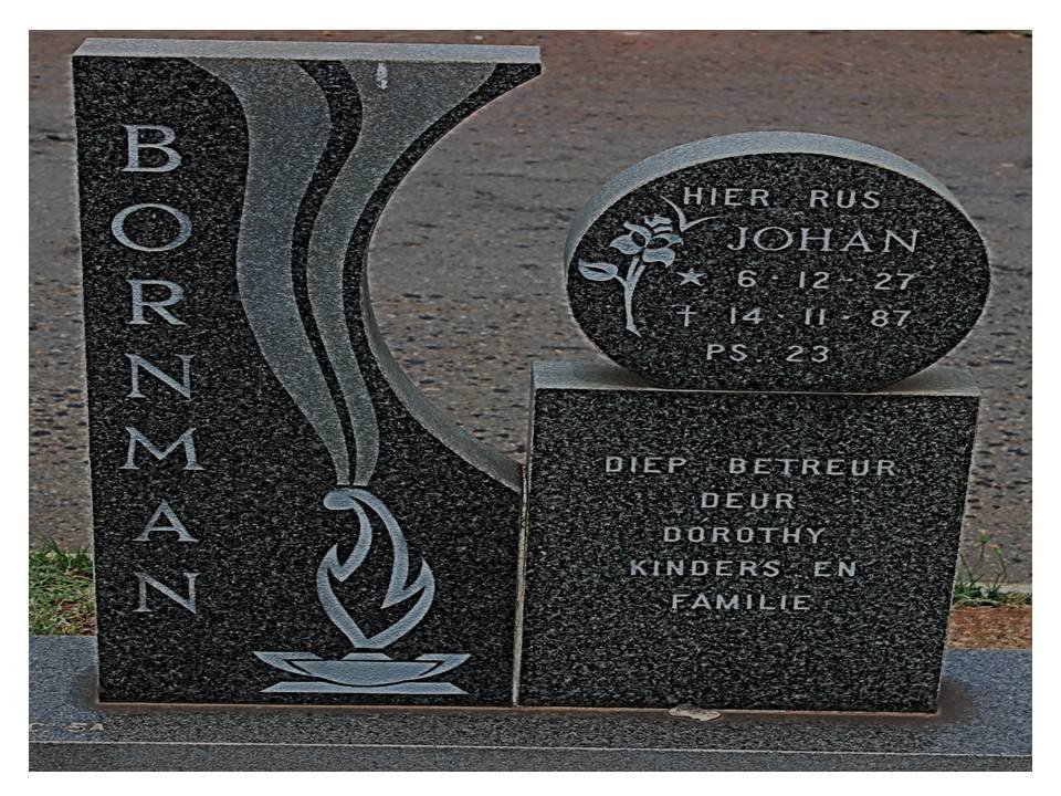 BORNMAN Johan 1927-1987
