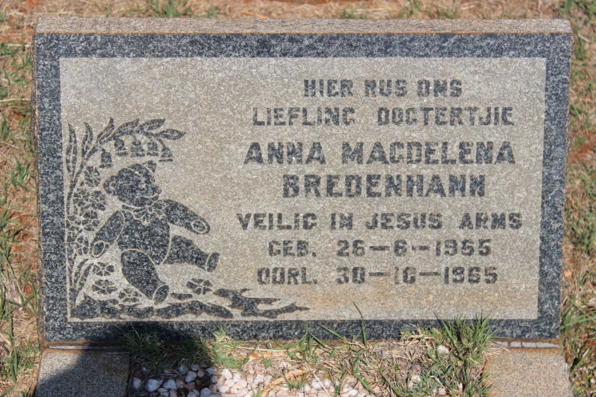 BREDENHANN Anna Magdelena 1965-1965