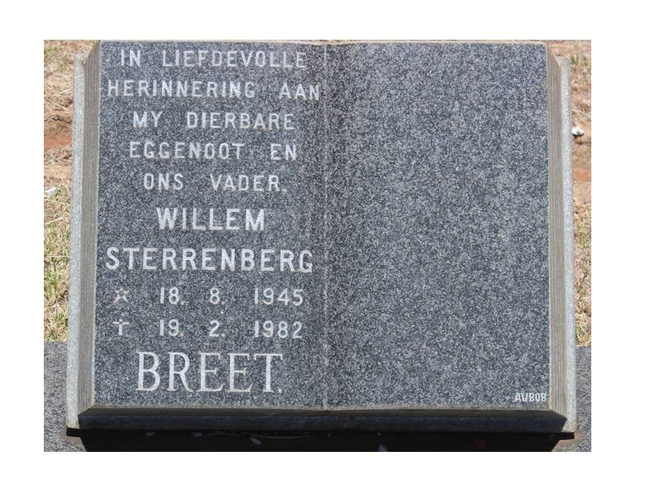 BREET Willem Sterrenberg 1945-1982