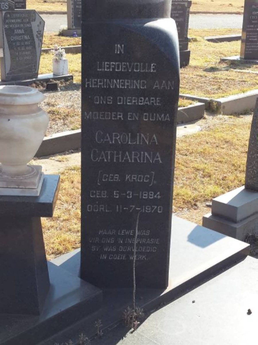 BRUIN Carolina Catharina, de nee KROG 1884-1970