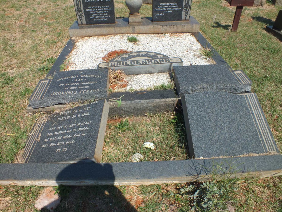 BRIEDENHANN Johannes Eckard 1923-1968