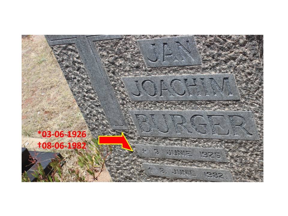 BURGER Jan Joachim 1926-1982