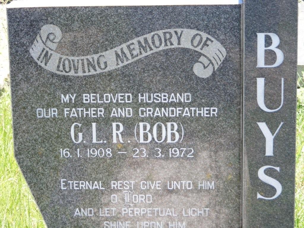 BUYS G.L.R. 1908-1972