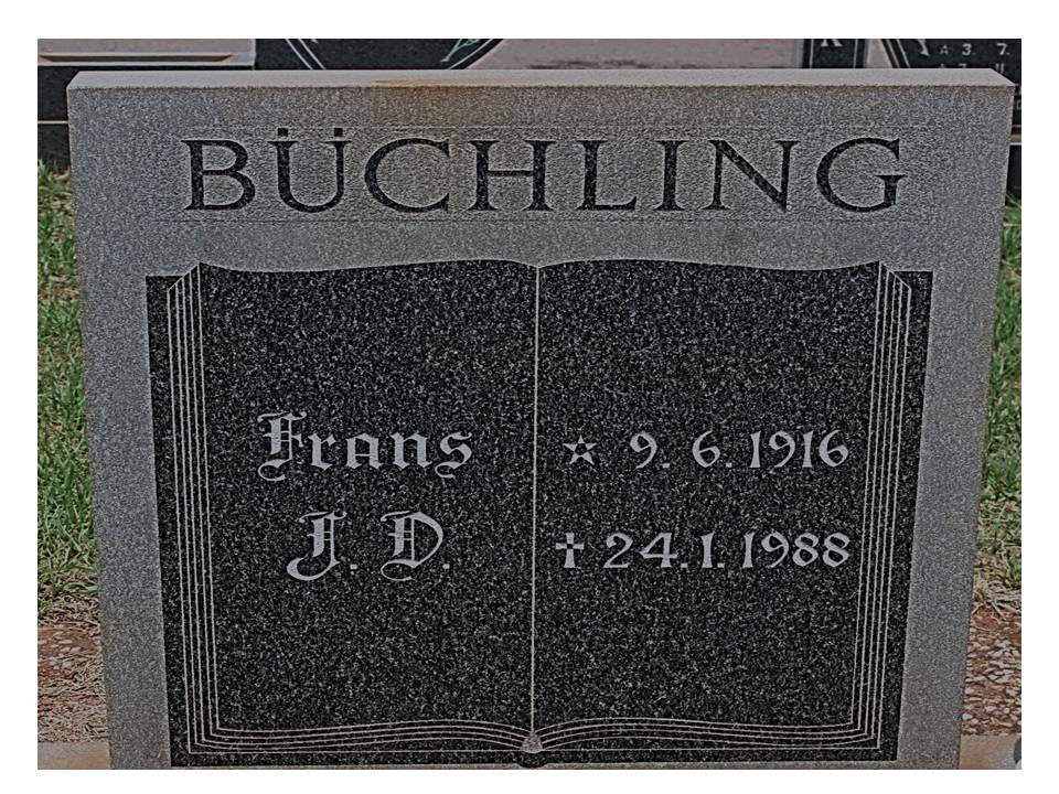 BÜCHLING Frans J.D. 1916-1988