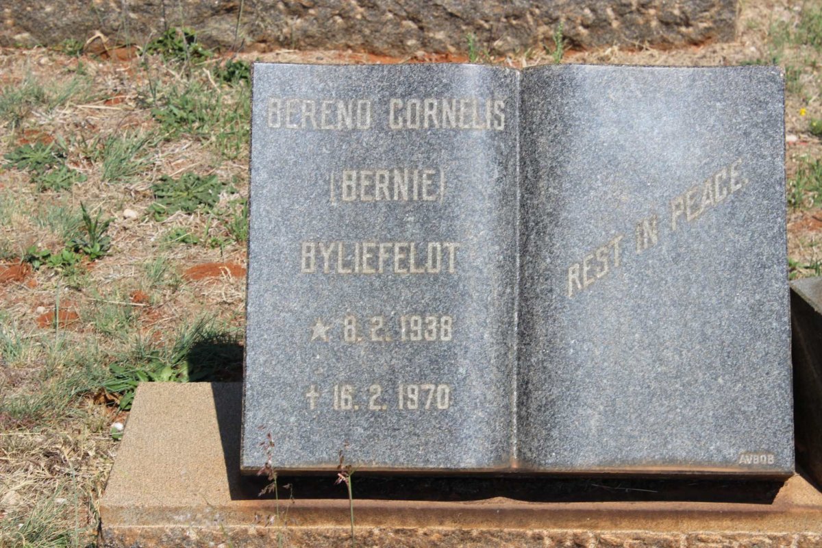 BYLIEVELDT Berend Cornelis 1938-1970