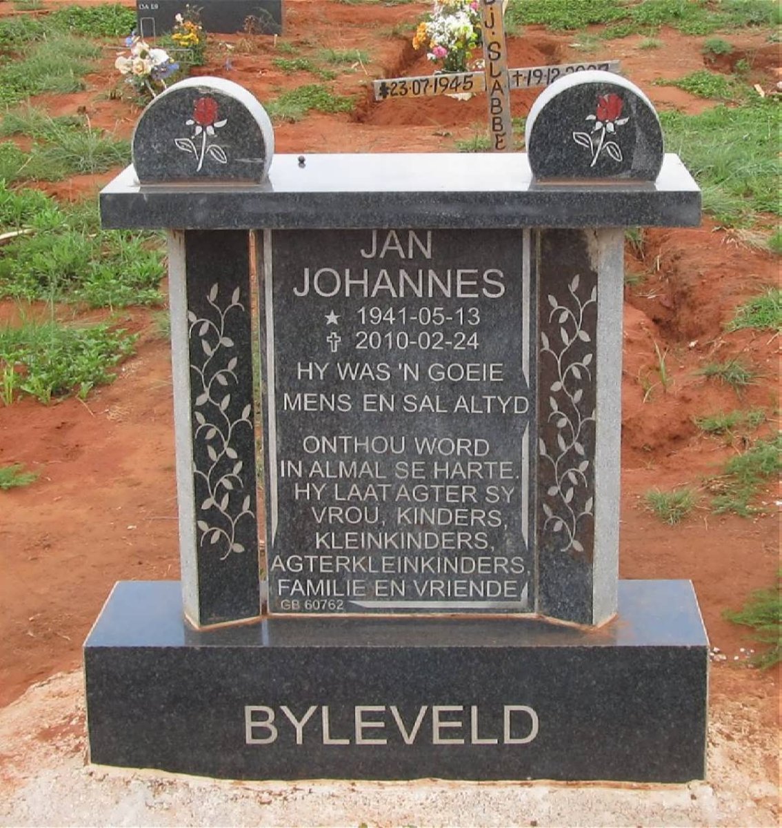 BYLEVELD Jan Johannes 1941-2010