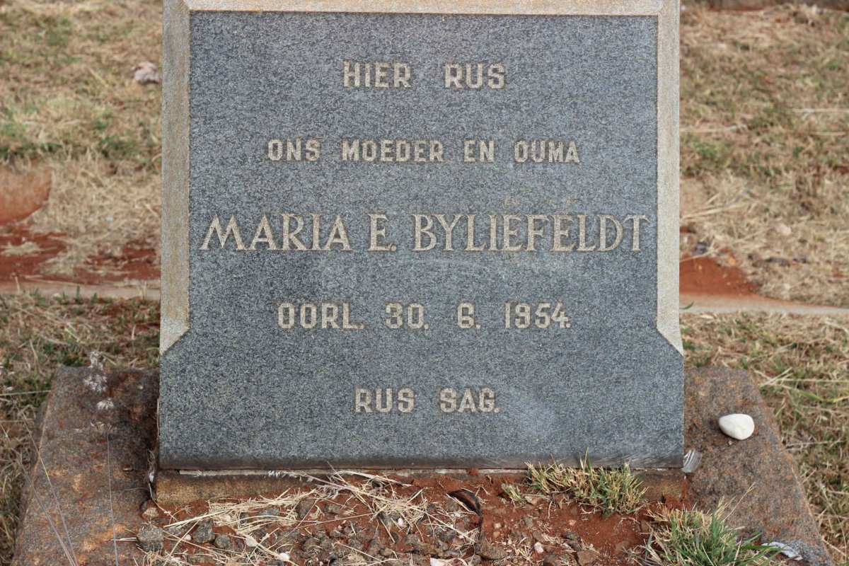 BYLIEFELDT Maria E. -1954