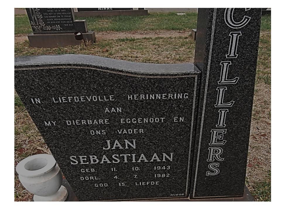 CILLIERS Jan Sebastiaan 1943-1982
