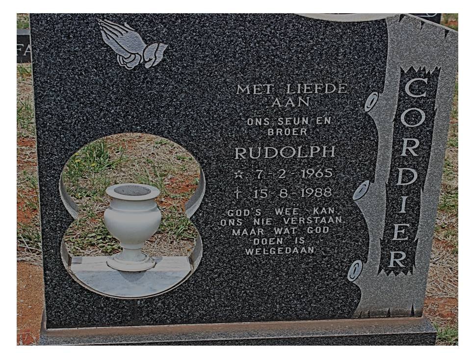 CORDIER Rudolph 1965-1988