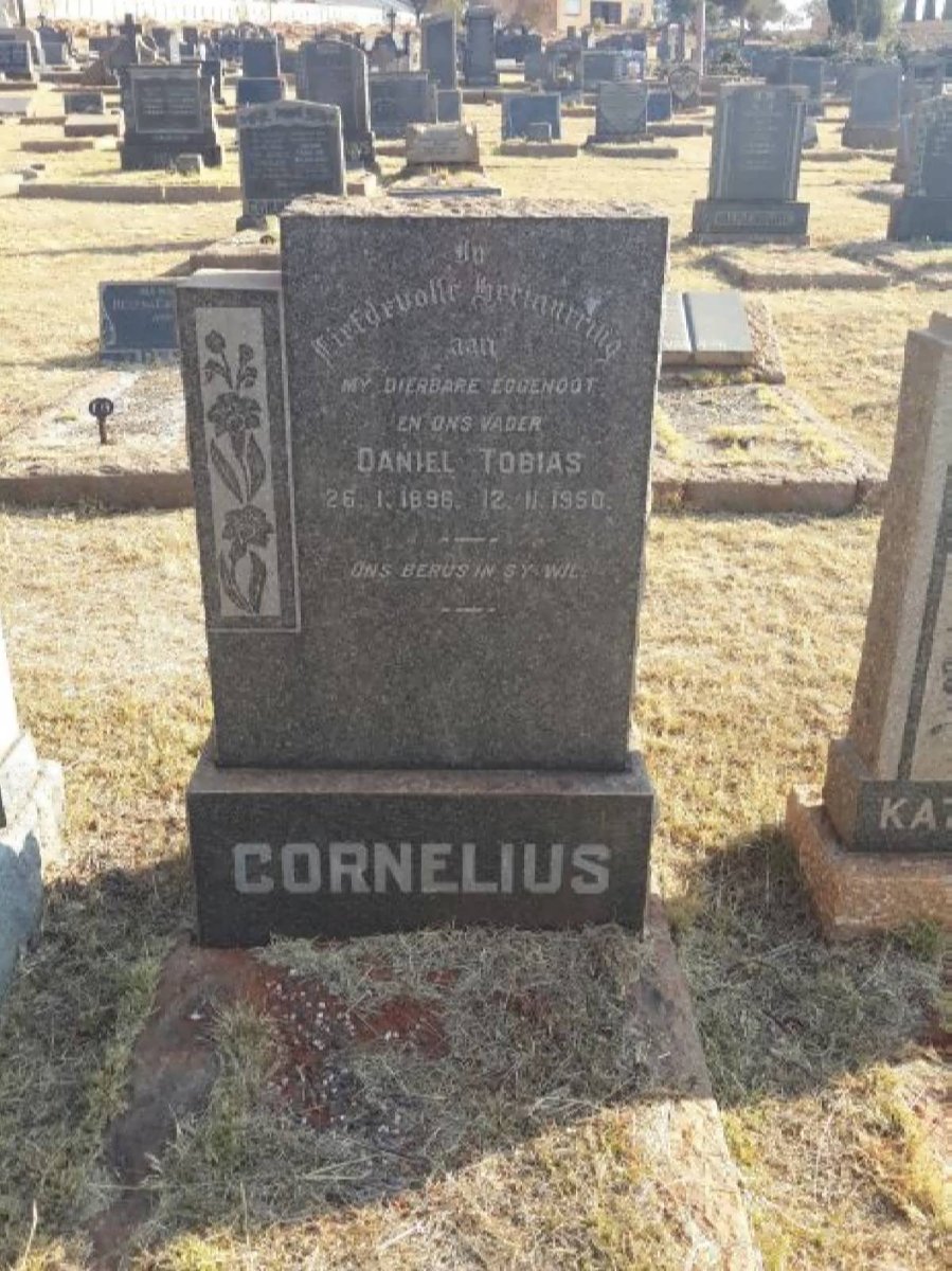 CORNELIUS Daniel Tobias 1896-1950