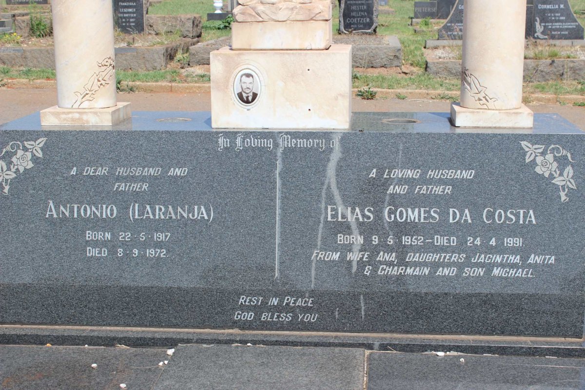 COSTA Elias Gomes, da 1952-1991 :: ? Antonio 1917-1972