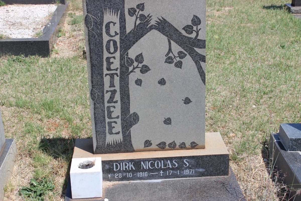 COETZEE Dirk Nicolas S. 1916-1971