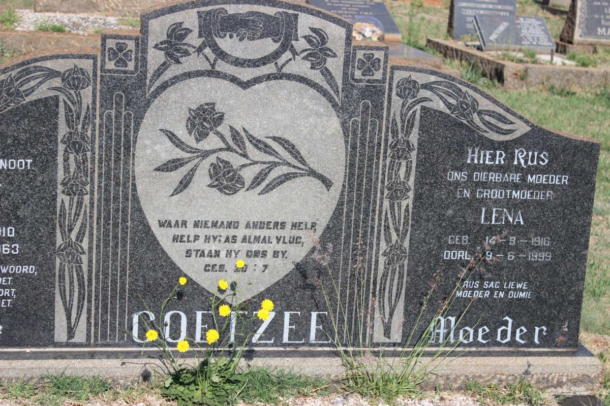 COETZEE Lena 1916-1999