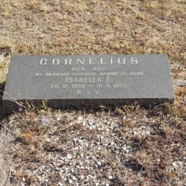 CORNELIUS Isabella E. 1906-1967