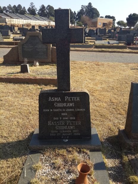 CHIDRAWI Asma Peter 1866-1948 :: CHIDRAWI Nasser Peter 18?7-1988