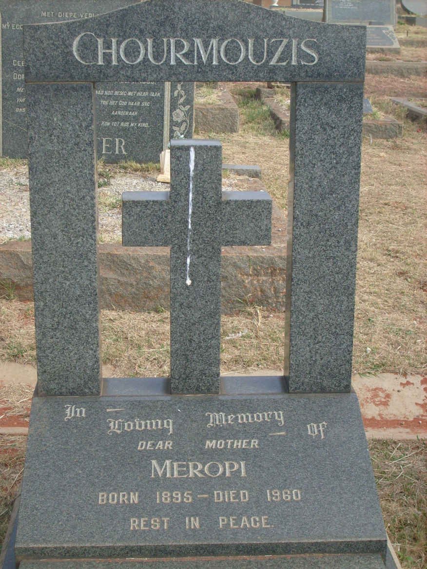 CHOURMOUZIS Meropi 1895-1960
