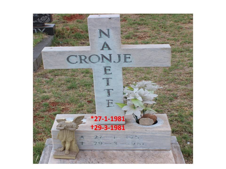 CRONJE Nanette 1981-1981