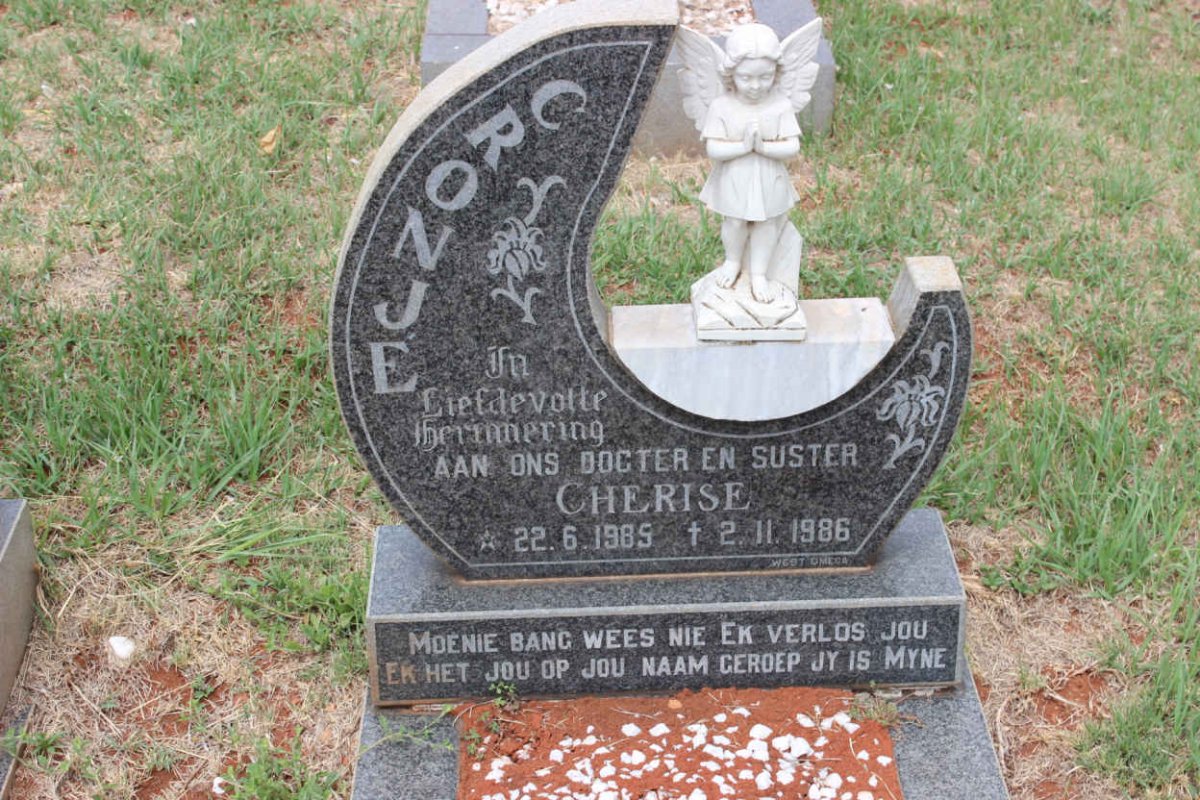 CRONJE Cherise 1985-1986