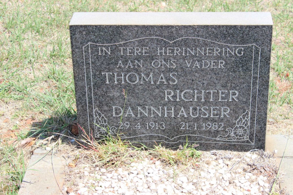 DANNHAUSER Thomas Richter 1913-1982