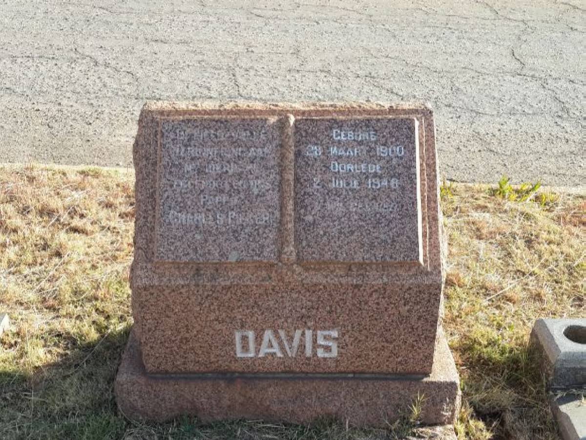 DAVIS Charles Pieter 1900-1948