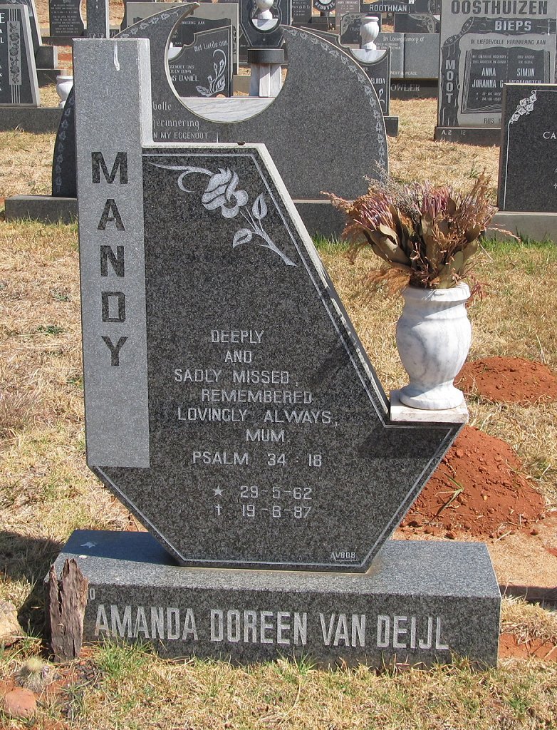 DEIJL Amanda Doreen, van 1962-1987