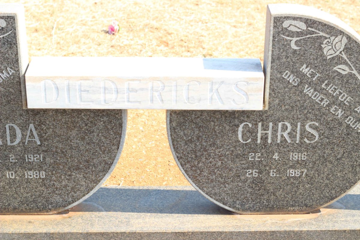 DIEDERICKS Chris 1916-1987