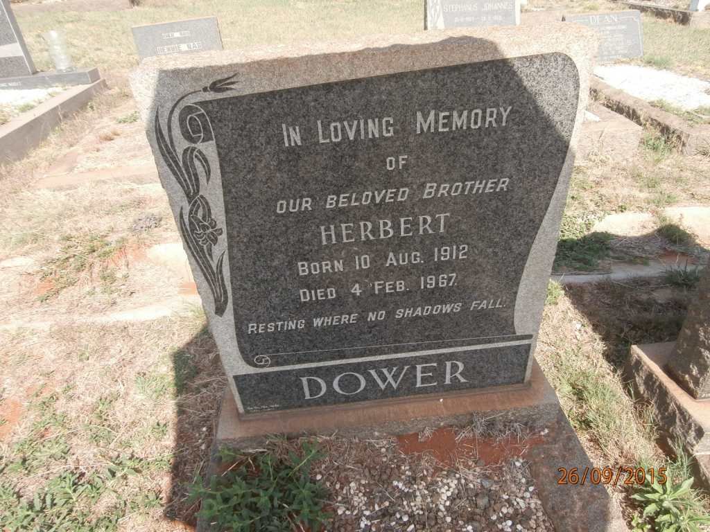 DOWER Herbert 1912-1967