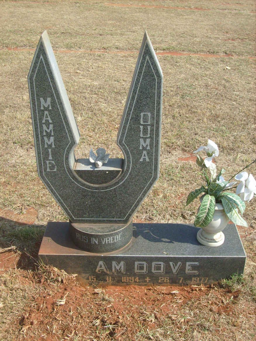 DOVE A.M. 1894-1977