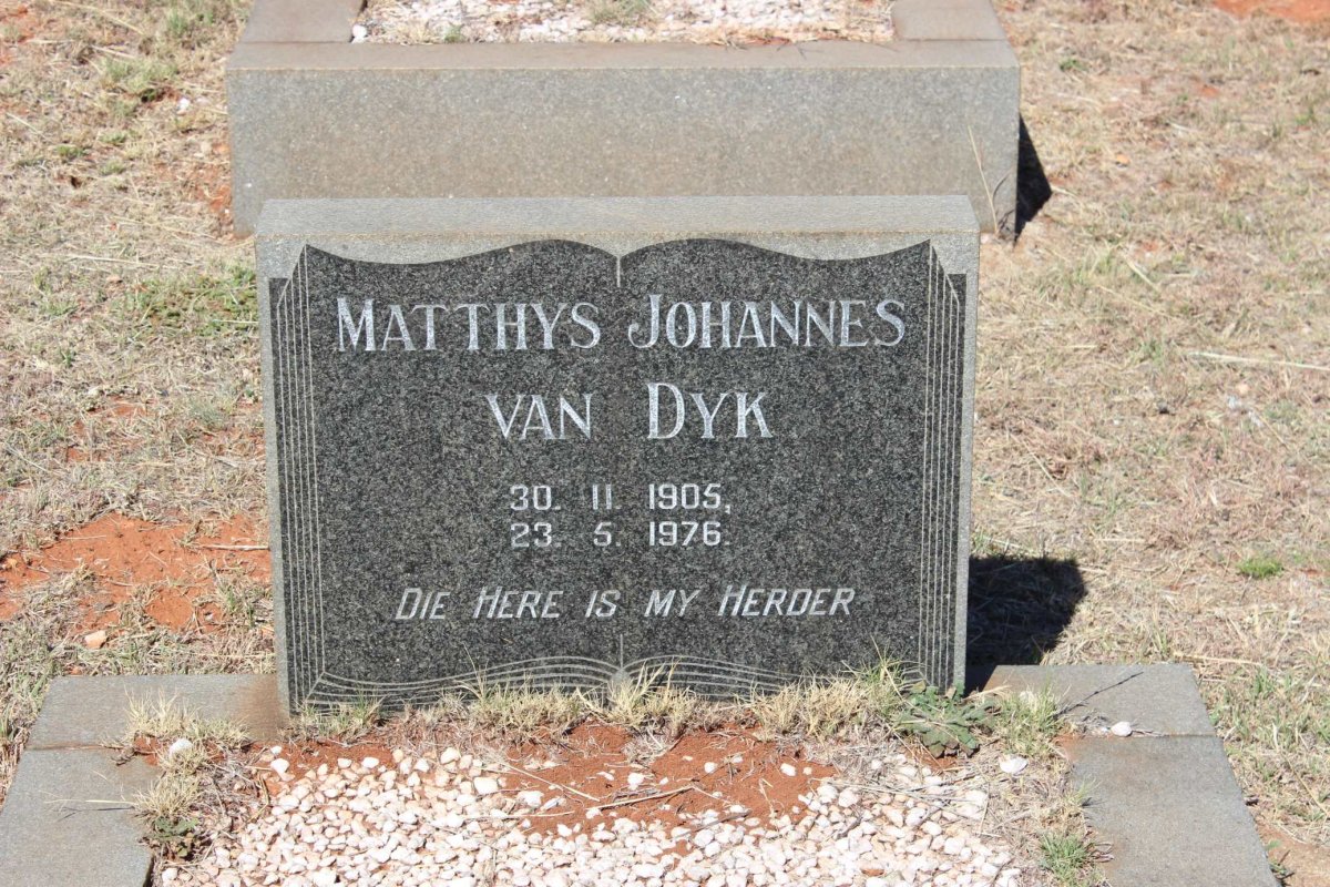 DYK Matthys Johannes, van 1905-1976