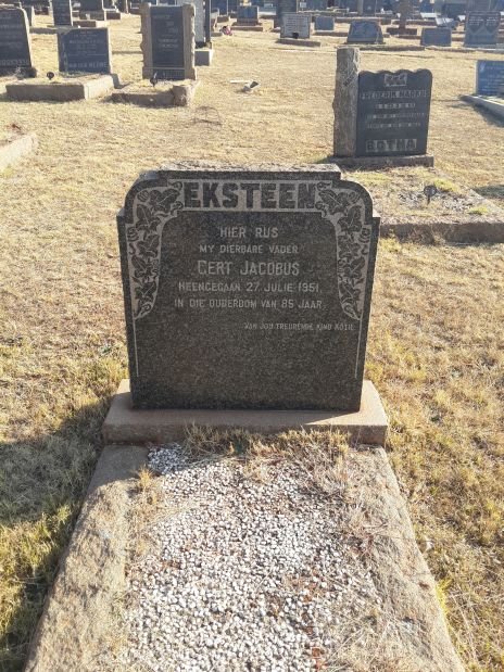 EKSTEEN Gert Jacobus -1951