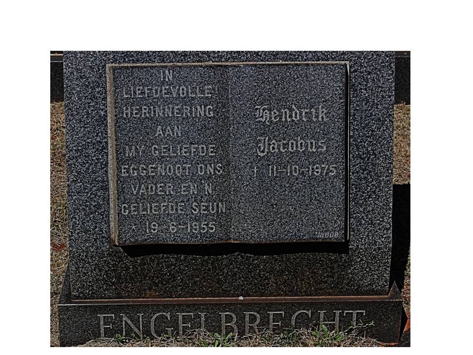 ENGELBRECHT Hendrik Jacobus 1955-1975