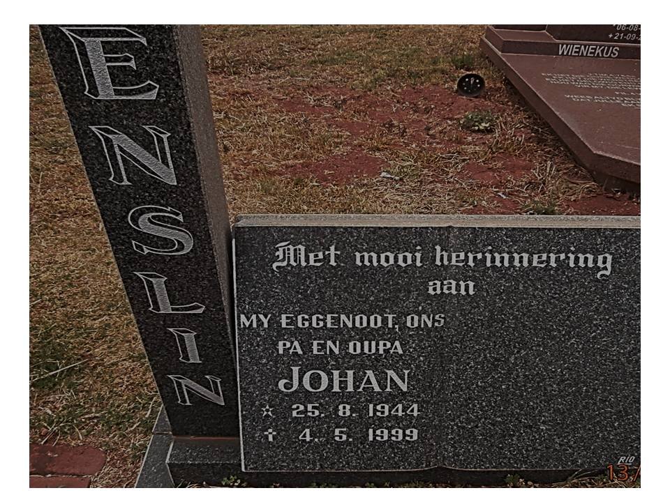ENSLIN Johan 1944-1999