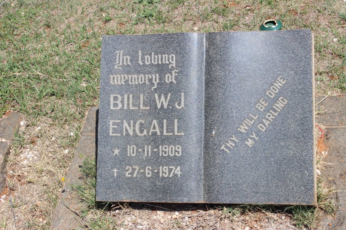 ENGALL Bill W.J. 1909-1974