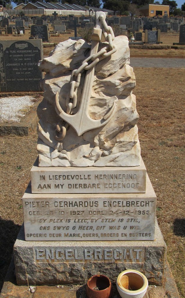 ENGELBRECHT Pieter Gerhardus 1927-1953