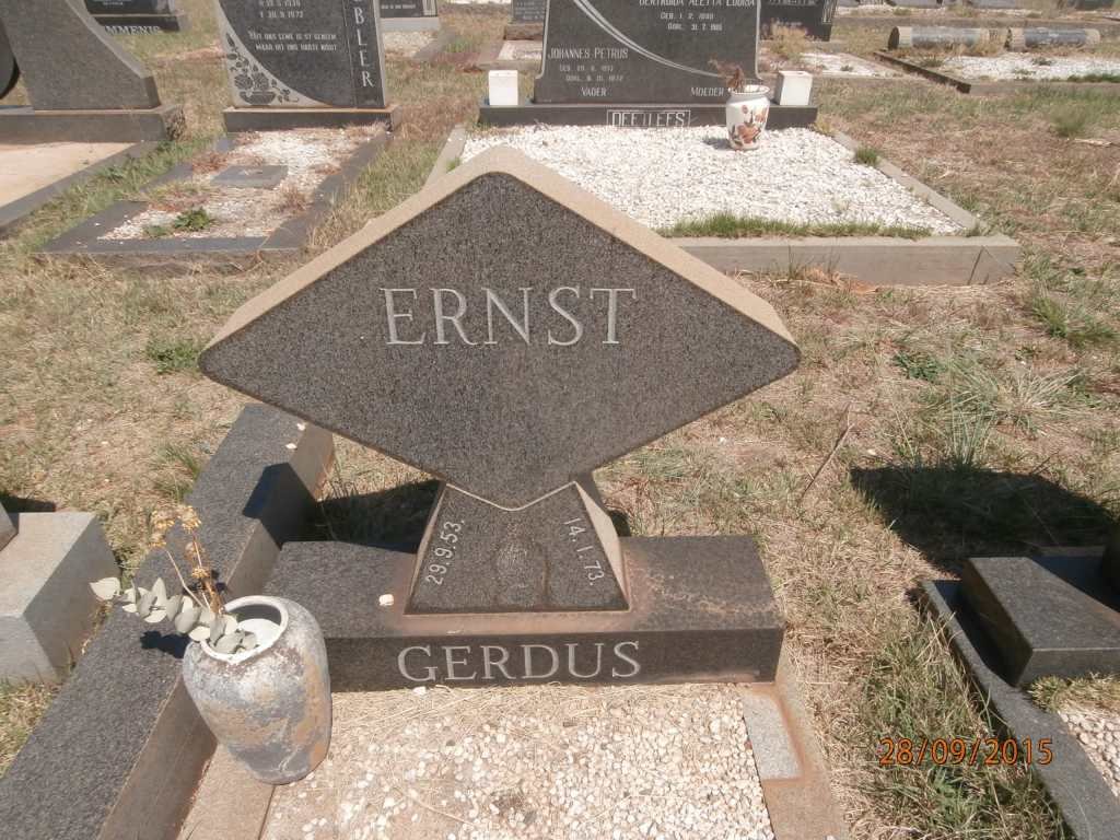 ERNST Gerdus 1953-1973