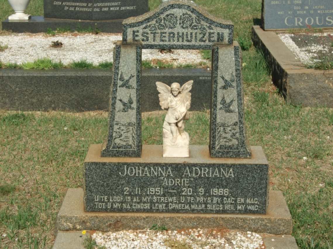 ESTERHUIZEN Johanna Adriana 1951-1966