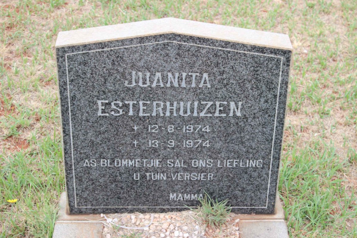 ESTERHUIZEN Juanita 1974-1974