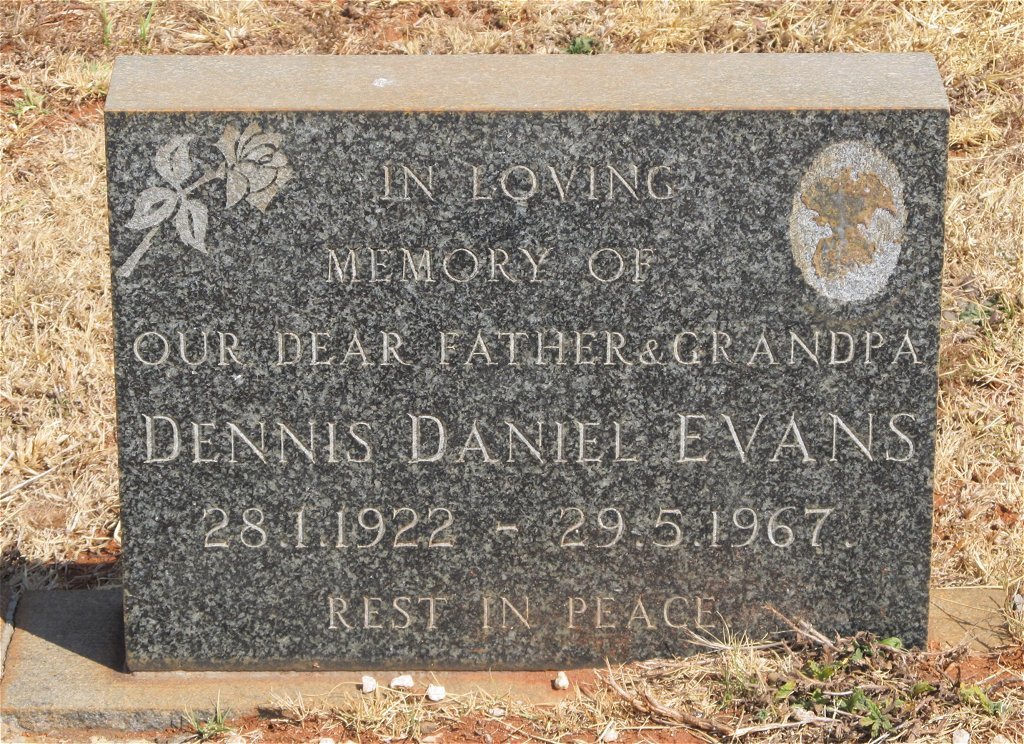EVANS Dennis Daniel 1922-1967