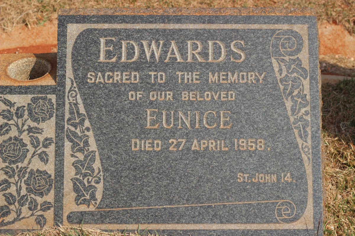 EDWARDS Eunice -1958