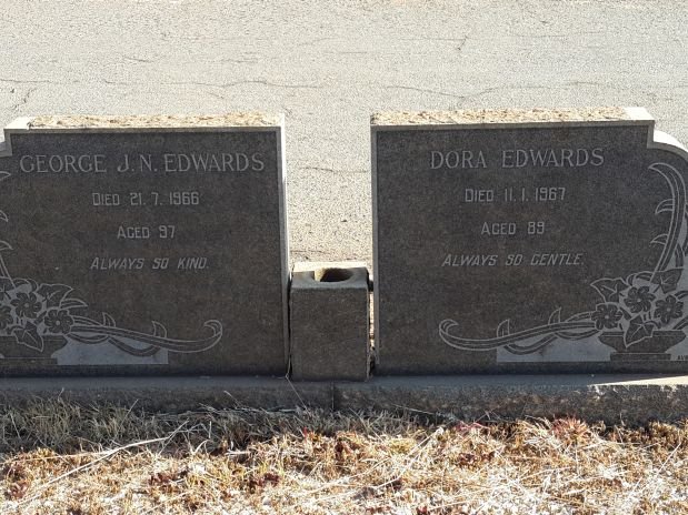 EDWARDS George J.N. -1966 &amp; Dora -1967