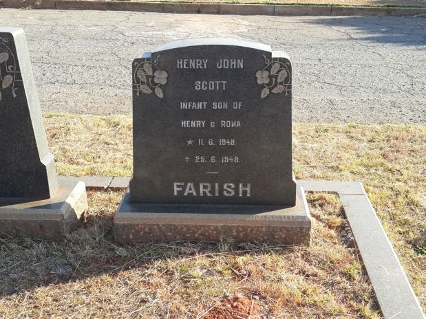 FARISH Henry John Scott 1948-1948